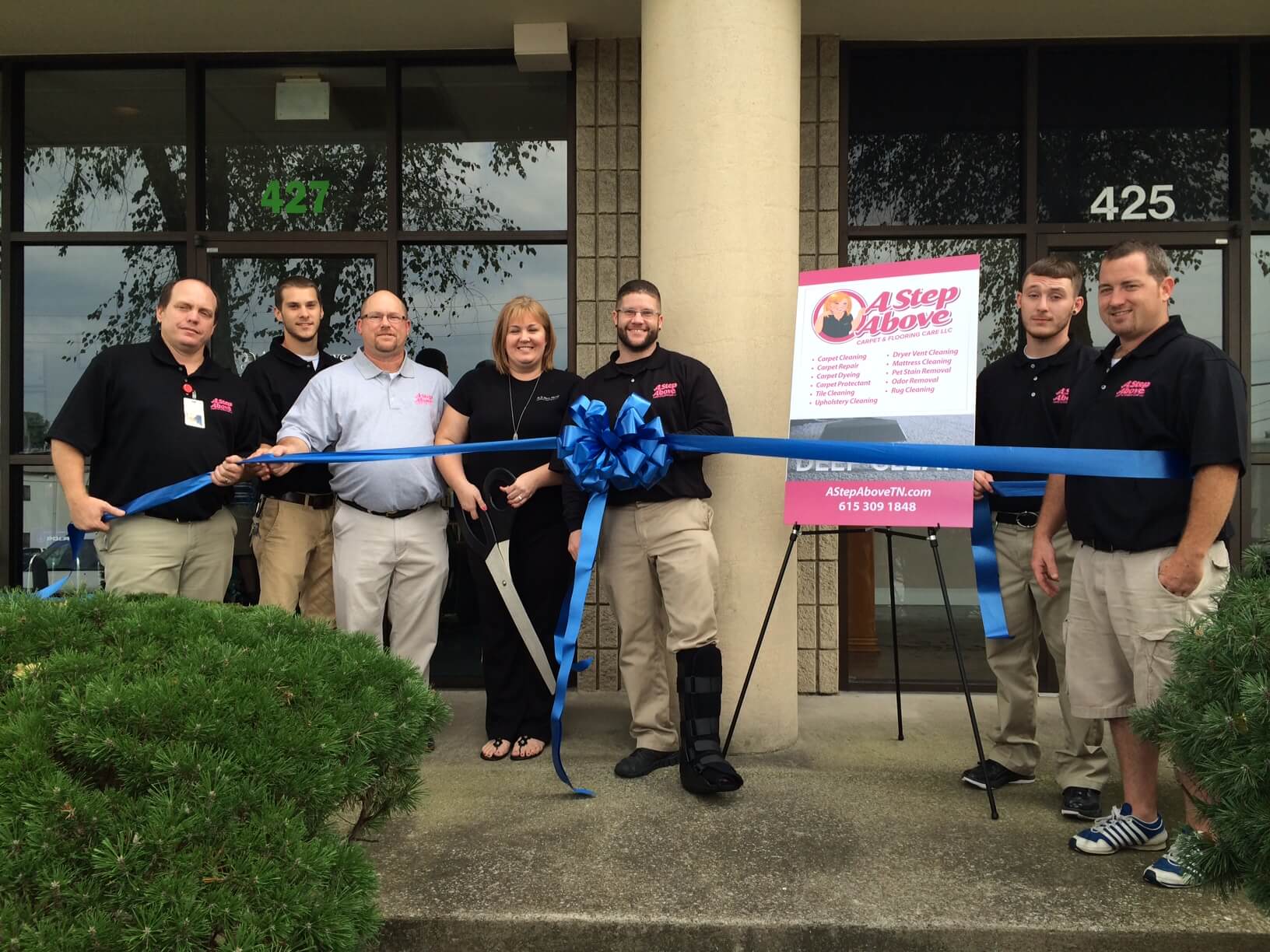 A Step Above opening their new office in Nashville